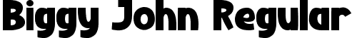 Biggy John Regular font - BiggyJohn.ttf
