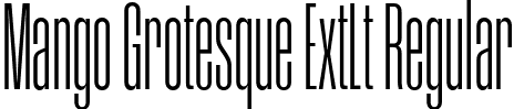 Mango Grotesque ExtLt Regular font - Humane-ExtraLight.ttf