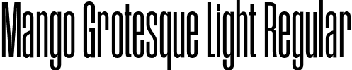 Mango Grotesque Light Regular font - Humane-Light.otf