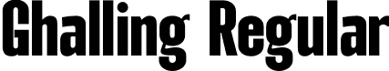 Ghalling Regular font - Ghalling.otf
