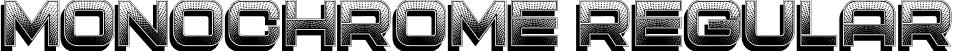 Monochrome Regular font - Monochrome.ttf