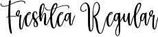 Freshtea Regular font - Freshtea.ttf