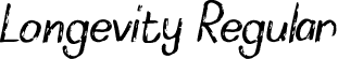 Longevity Regular font - Longevity.ttf