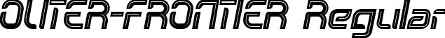 OUTER-FRONTIER Regular font - OUTER-FRONTIER.ttf