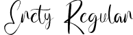 Erety Regular font - Erety.ttf