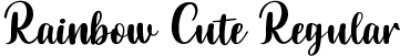 Rainbow Cute Regular font - RainbowCute.ttf