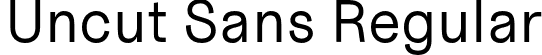 Uncut Sans Regular font - UncutSans-Regular.otf