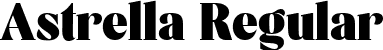Astrella Regular font - Astrella.ttf