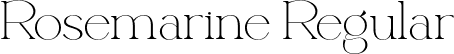 Rosemarine Regular font - Rosemarine Regular.otf