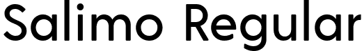 Salimo Regular font - Salimo.ttf