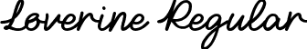 Loverine Regular font - Loverine.otf