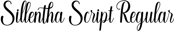 Sillentha Script Regular font - Baby Sillentha.otf