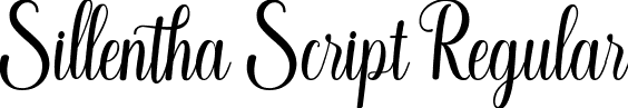 Sillentha Script Regular font - Baby Sillentha.ttf