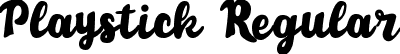 Playstick Regular font - PlaystickRegular.ttf