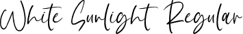 White Sunlight Regular font - White Sunlight demo.ttf