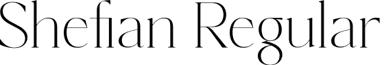 Shefian Regular font - Shefian-p71Gv.otf