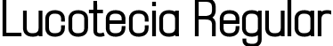 Lucotecia Regular font - Lucotecia.ttf