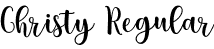 Christy Regular font - Christy.otf