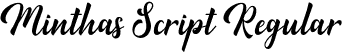 Minthas Script Regular font - Minthas Script.otf