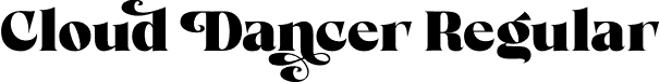 Cloud Dancer Regular font - Cloud Dancer.ttf