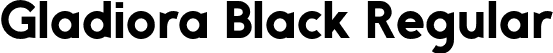 Gladiora Black Regular font - GladioraDemo-Black.otf