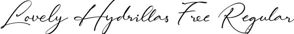 Lovely Hydrillas Free Regular font - Lovely Hydrillas Free.ttf
