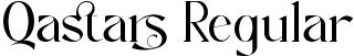 Qastars Regular font - Qastars.ttf