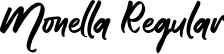 Monella Regular font - Monella.otf