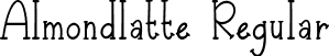 Almondlatte Regular font - Almondlatte.otf