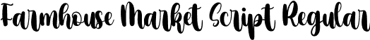 Farmhouse Market Script Regular font - Farmhouse Market Script.otf