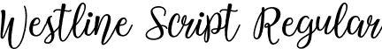 Westline Script Regular font - Westline Script.otf