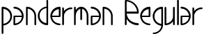 panderman Regular font - panderman.ttf