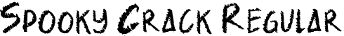 Spooky Crack Regular font - Spooky Crack.ttf