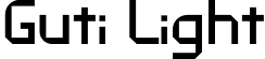 Guti Light font - Guti-Light.otf