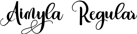 Aimyla Regular font - Aimyla-nRBnV.ttf