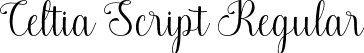 Celtia Script Regular font - Celtia Script.otf