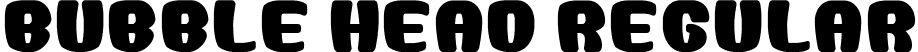 Bubble Head Regular font - gomarice_bubble_head.ttf