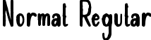 Normal Regular font - Yellowchalk Regular.ttf