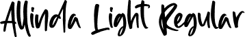 Allinda Light Regular font - Allinda Light.otf