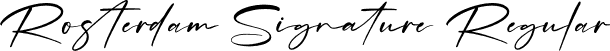 Rosterdam Signature Regular font - Rosterdam Signature.otf