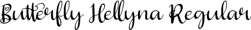 Butterfly Hellyna Regular font - Butterfly Hellyna.ttf