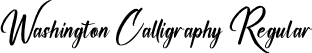 Washington Calligraphy Regular font - Washington Calligraphy.otf