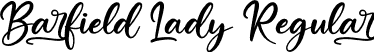 Barfield Lady Regular font - Barfield Lady.otf