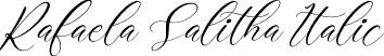 Rafaela Salitha Italic font - Rafaela Salitha Italic.ttf