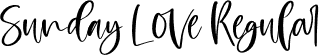 Sunday Love Regular font - Sunday Love.ttf