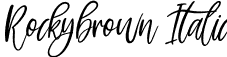 Rockybrown Italic font - Rockybrown Italic.ttf