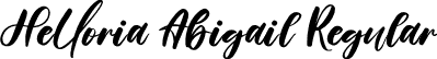 Helloria Abigail Regular font - Helloria Abigail.otf