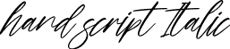 hand script Italic font - hand script italic.otf