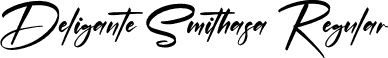 Deligante Smithasa Regular font - Deligante Smithasa.otf