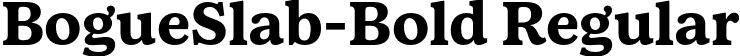 BogueSlab-Bold Regular font - BogueSlab-Bold.otf